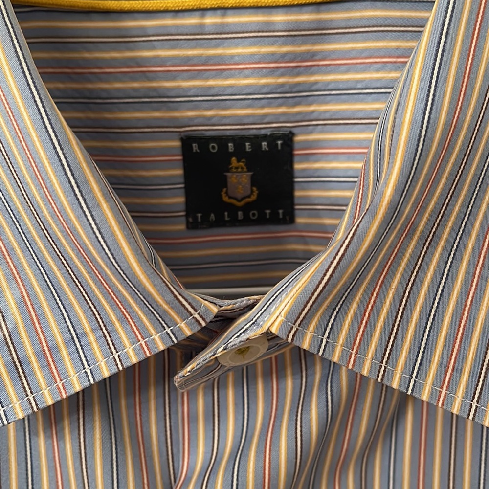 Robert Talbott Button Down Shirt Xxl - image 3